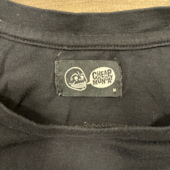 Cheap Monday 100% cotton men’s medium fun creepy eye print - Picture 3 of 5